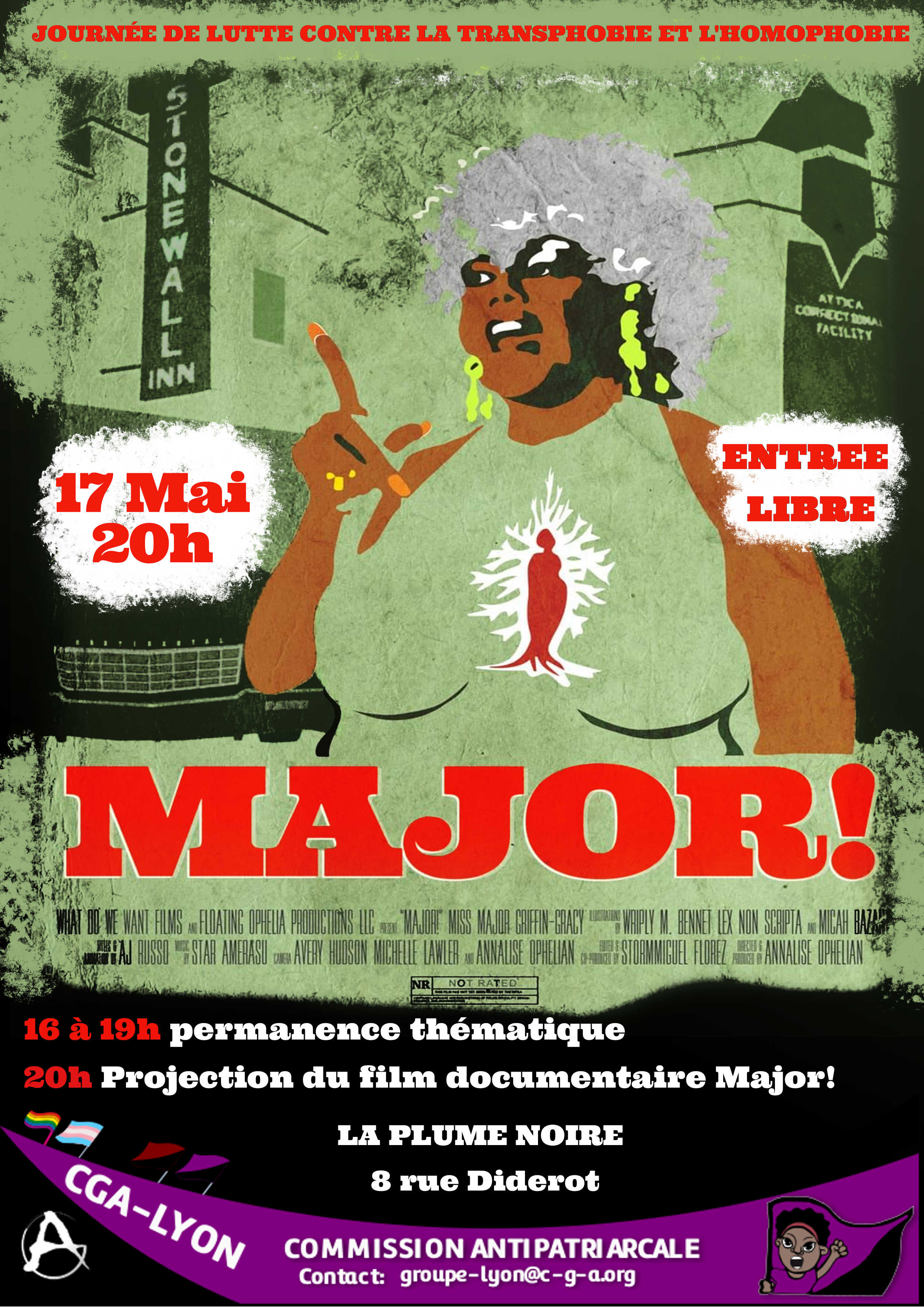 Projection du documentaire « Major » - Rebellyon.info