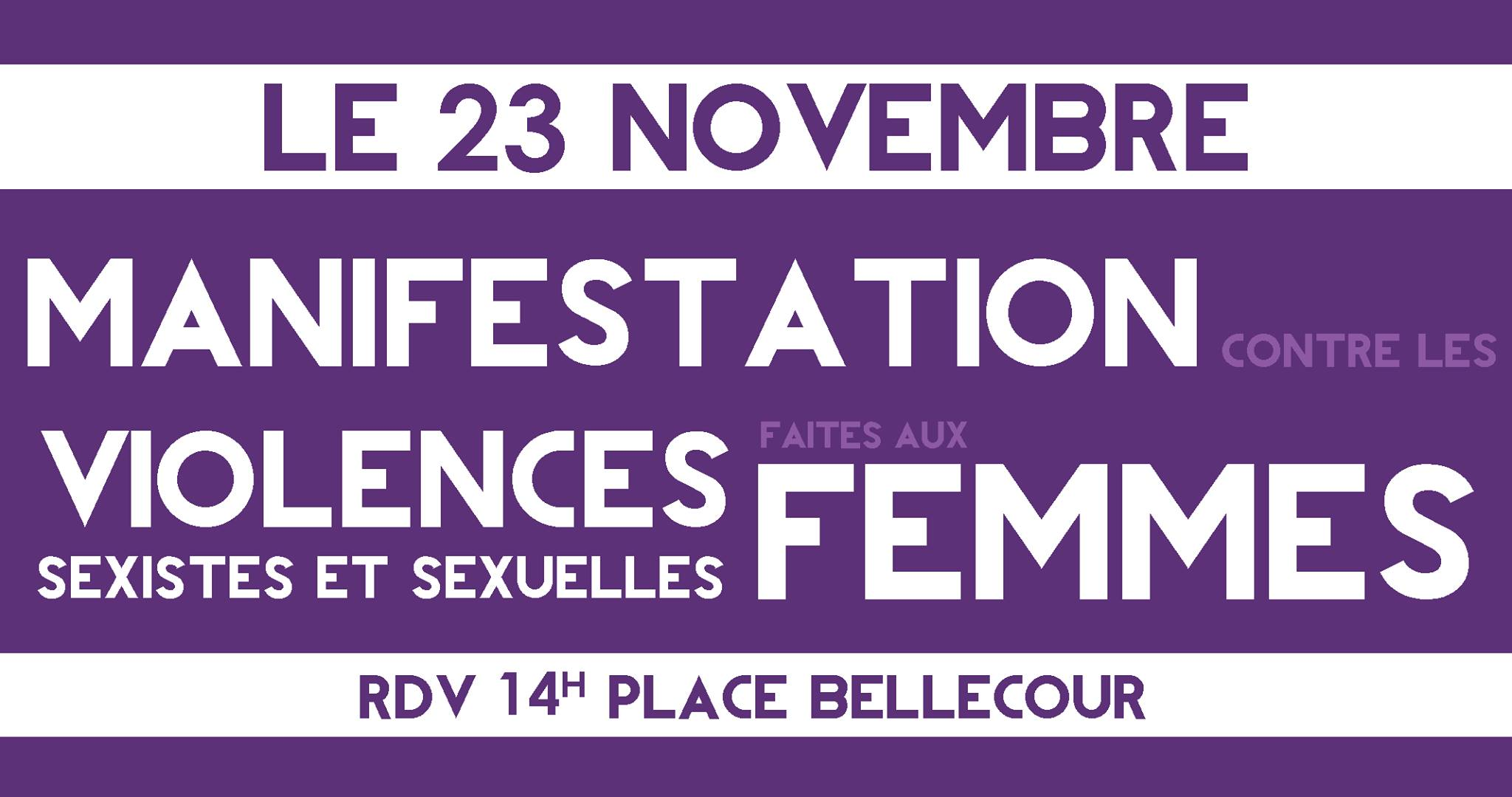 Le 23 Novembre Manifestation Contre Les Violences Faites Aux