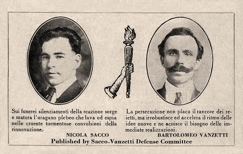 Dans la nuit du 22 au 23 août 1927, les anarchistes Nicola Sacco et Bartolomeo  Vanzetti sont éxécutés - Rebellyon.info